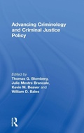 Cover: Advancing Criminology and Criminal Justice Policy - Routledge