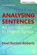 Cover: Analysing Sentences - Routledge