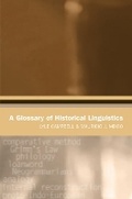 Cover: A Glossary of Historical Linguistics - Edinburgh University Press