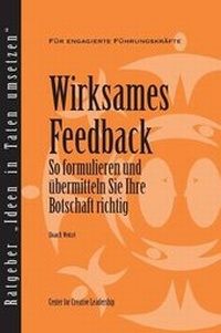Enlarge image Cover: Feedback That Works - Center for Creative Leadership