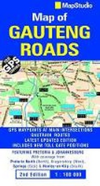 Abbildung von: Roads of Gauteng street map - Map Studio