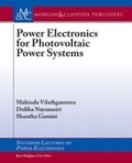 Cover: Power Electronics for Photovoltaic Power Systems - Morgan and Claypool Life Sciences
