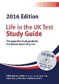 Cover: Life in the UK Test: Study Guide & CD ROM 2016 - Red Squirrel Publishing