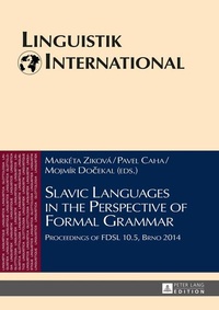 Enlarge image Cover: Slavic Languages in the Perspective of Formal Grammar - Peter Lang Verlag