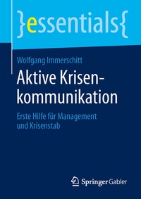 Abbildung von: Aktive Krisenkommunikation - Springer Gabler
