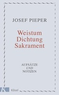 Cover: Weistum, Dichtung, Sakrament - K&ouml;sel