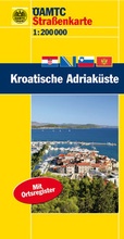 Cover: &Ouml;AMTC Urlaubskarte Kroatische Adriak&uuml;ste 1:200 000 - MAIRDUMONT