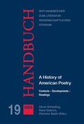 Cover: A History of American Poetry - WVT Wissenschaftlicher Verlag Trier
