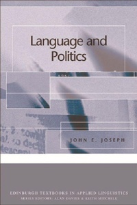 Enlarge image Cover: Language and Politics - Edinburgh University Press