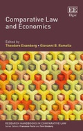 Cover: Comparative Law and Economics - Edward Elgar Publishing