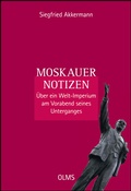 Cover: Moskauer Notizen - Georg Olms Verlag