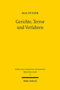 Abbildung von: Gerichte, Terror und Verfahren - Mohr Siebeck
