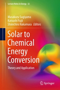 Enlarge image Cover: Solar to Chemical Energy Conversion - Springer