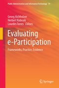 Cover: Evaluating e-Participation - Springer
