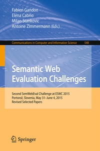 Enlarge image Cover: Semantic Web Evaluation Challenges - Springer