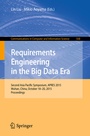 Cover: Requirements Engineering in the Big Data Era - Springer