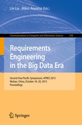 Cover: Requirements Engineering in the Big Data Era - Springer