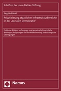 Cover: Privatisierung staatlicher Infrastrukturbereiche in der "sozialen Demokratie" - Nomos