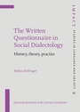 Cover: The Written Questionnaire in Social Dialectology - John Benjamins Publishing Company