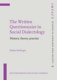 Abbildung von: The Written Questionnaire in Social Dialectology - John Benjamins Publishing Company