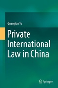 Abbildung von: Private International Law in China - Springer
