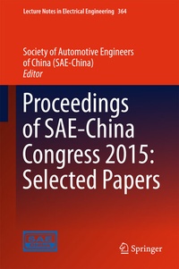 Abbildung von: Proceedings of SAE-China Congress 2015: Selected Papers - Springer