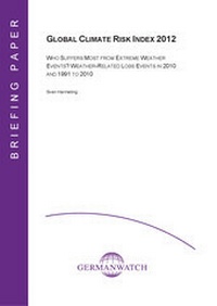 Enlarge image Cover: Global Climate Risk Index 2012 - Germanwatch Nord-Süd Initiative e.V.