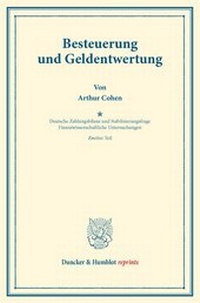 Abbildung von: Besteuerung und Geldentwertung. - Duncker & Humblot