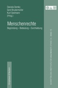 Cover: Menschenrechte - K&ouml;nigshausen & Neumann