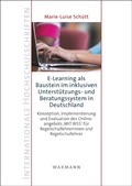 Cover: E-Learning als Baustein im inklusiven Unterst&uuml;tzungs- und Beratungssystem in Deutschland - Waxmann