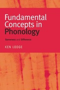 Cover: Fundamental Concepts in Phonology - Edinburgh University Press