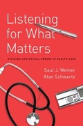 Cover: Listening for What Matters - Oxford University Press Inc