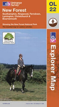 Abbildung von: New Forest, Southampton, Ringwood, Ferndown, Lymington, Christchurch and Bournemouth - Ordnance Survey