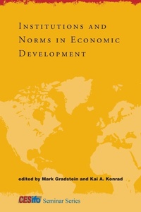 Enlarge image Cover: Institutions and Norms in Economic Development - MIT Press