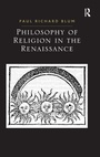 Cover: Philosophy of Religion in the Renaissance - Routledge