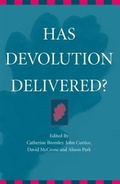 Cover: Has Devolution Delivered? - Edinburgh University Press