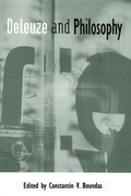 Cover: Deleuze and Philosophy - Edinburgh University Press