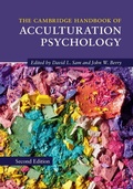 Cover: The Cambridge Handbook of Acculturation Psychology - Cambridge University Press