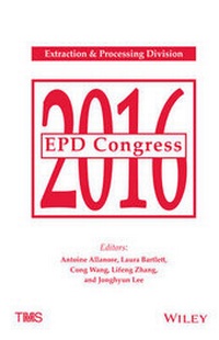 Enlarge image Cover: EPD Congress 2016 - Wiley-TMS