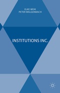 Cover: Institutions Inc. - Palgrave Macmillan