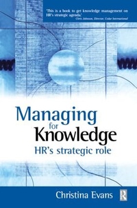 Bild vergrößern Bild: Managing for Knowledge - HR's Strategic Role - Butterworth-Heinemann