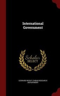 Abbildung von: International Government - Andesite Press