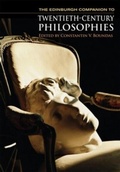 Cover: Edinburgh Companion to Twentieth-Century Philosophies - Columbia University Press