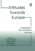 Cover: Attitudes Towards Europe - Routledge