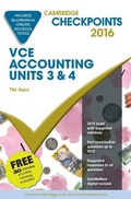 Cover: Cambridge Checkpoints VCE Accounting Units 3&4 2016 and Quiz Me More - Cambridge University Press
