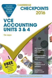 Abbildung von: Cambridge Checkpoints VCE Accounting Units 3&4 2016 and Quiz Me More - Cambridge University Press