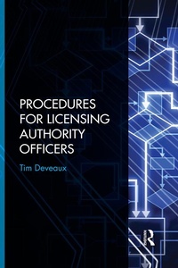 Abbildung von: Procedures for Licensing Authority Officers - Routledge