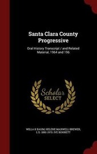 Enlarge image Cover: Santa Clara County Progressive - Andesite Press