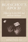 Cover: Blanchot's Epoch - Edinburgh University Press