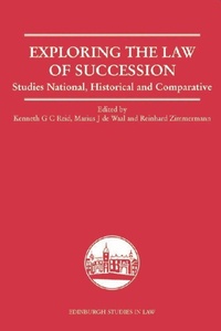 Enlarge image Cover: Exploring the Law of Succession - Edinburgh University Press